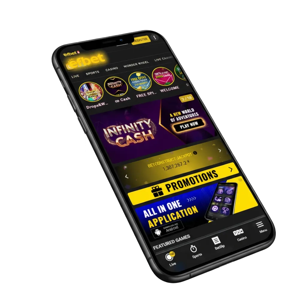 Банер: Efbet приложение за Android (APK) и iOS, спорт и казино, бонус до 200/1500 лв, A1, Apple Pay, Skrill.